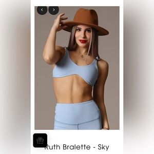 Tiger Friday Ruth Bralette in Sky Size Child XL